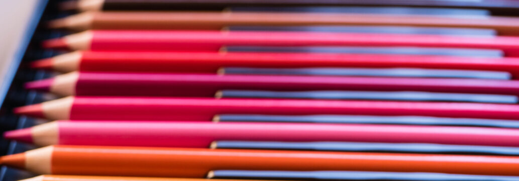 Close up of Pink Pencils 