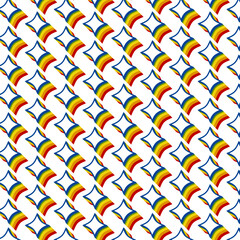 patr&oacute;n de rombos arco&iacute;ris