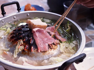 Thai BBQ on the pan