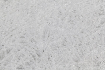 Ice crystals texture background