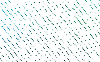 Light Blue, Green vector template with crystals, triangles.