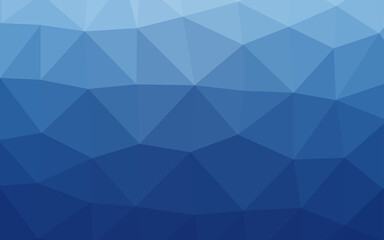 Fototapeta premium Light BLUE vector abstract mosaic background.