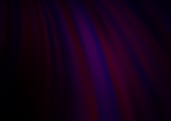 Fototapeta premium Dark Purple vector pattern with liquid shapes.