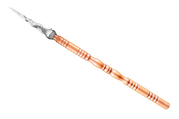 Naklejka premium ancient sword isolated on white background