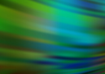 Dark Blue, Green vector abstract bright background.