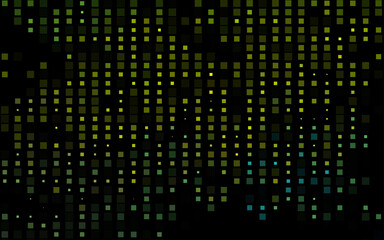 Dark Blue, Yellow vector cover in polygonal style.