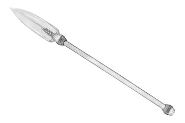 ancient sword isolated on white background