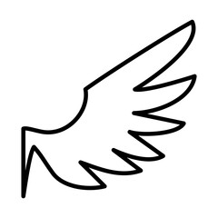 wing of angel, line style