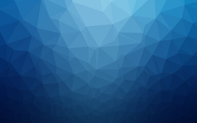 Obraz premium Light BLUE vector shining triangular pattern.