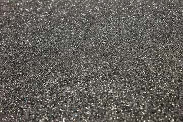 Silver glitter holographic background