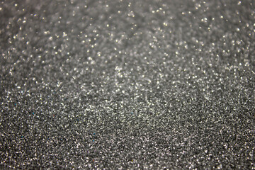 Silver glitter holographic background