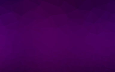 Obraz premium Dark Purple vector abstract mosaic backdrop.
