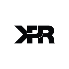 KPR letter monogram logo design