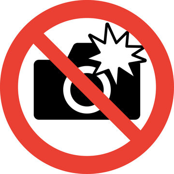 フラッシュ撮影禁止 のストック写真 ロイヤリティフリーの画像 ベクター イラスト Adobe Stock