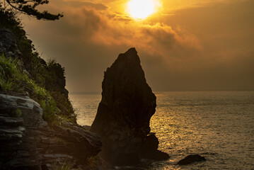 Hyogo prefecture legend of myth, the drop of this spear became soil and made a country