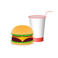 burger vector illustration