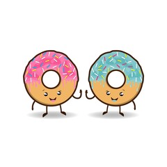 Doughnut mascot character