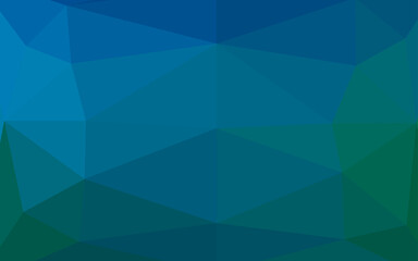 Light Blue, Green vector abstract mosaic backdrop.