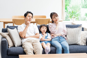 Obraz premium アジア人 親子 ポートレート