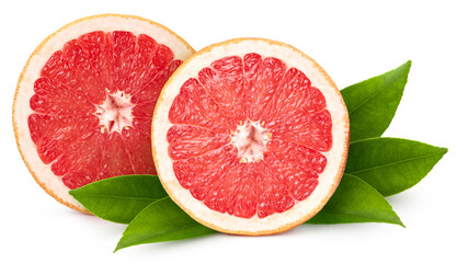 A fruit cut in half