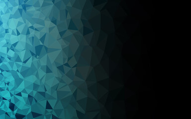 Obraz premium Light BLUE vector abstract mosaic backdrop.