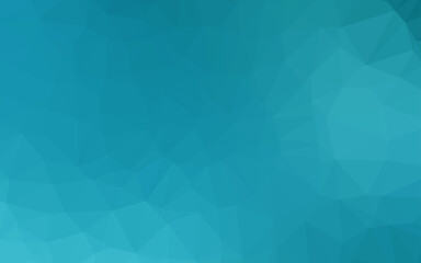 Obraz premium Light BLUE vector polygon abstract background.
