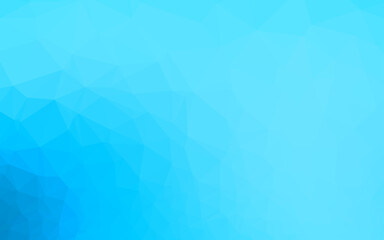 Light BLUE vector abstract mosaic background.