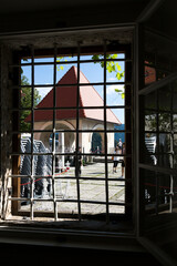 View from the window of the Bled Castle Museum