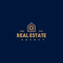 Creative real estate logo design