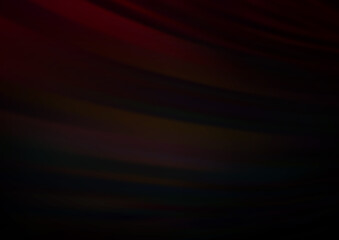 Fototapeta premium Dark Black vector template with lines, ovals.