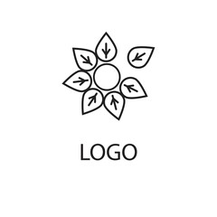 Obraz premium Abstract logo. Minimalistic logo design. Creative logo.