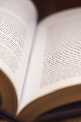 Fototapeta premium Photography of an open book