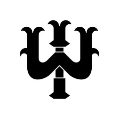 navratri parvati silhouette style icon