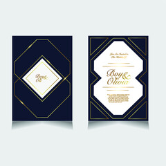 Royal Gold and Elegant Background Element can be used for wedding Invitation, Banner for promotion or Greeting cards template vector