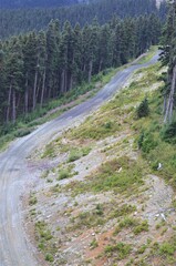 trail in the mountains