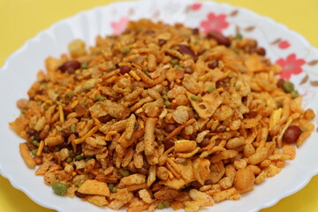 Namkeen or namkin or chiwada, savory snack in India during festivals