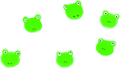 カエルのイラスト