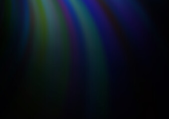 Fototapeta premium Dark BLUE vector template with lava shapes.