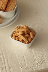 Assorted nice biscuits on the table.