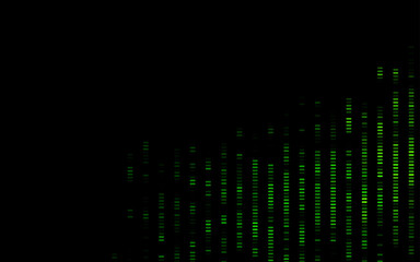 Dark Green vector backdrop with long lines.