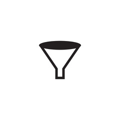 Funnel icon design template vector isolated