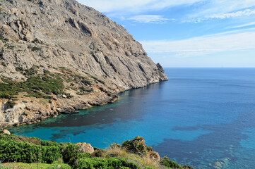 the Boquer Valley and gulf Cala Boquer, Majorca, Spain