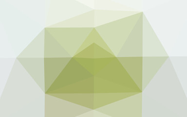 Fototapeta premium Light Green vector triangle mosaic template.