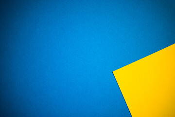 Yellow and blue abstract background, website template, brochure