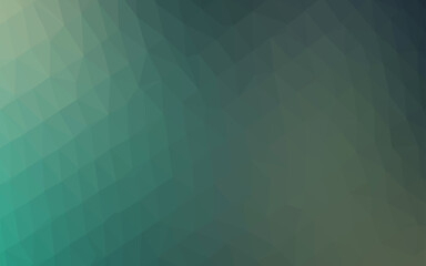 Light Green vector blurry triangle texture.