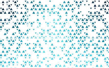 Light BLUE vector texture in triangular style.