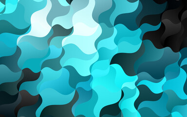 Fototapeta na wymiar Light BLUE vector pattern with lamp shapes.