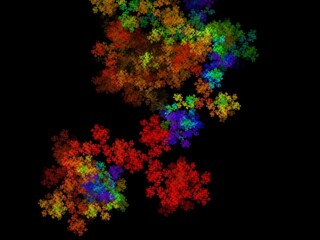 Imaginatory fractal background Image