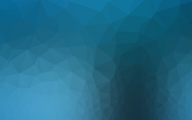 Fototapeta premium Light BLUE vector shining triangular template.
