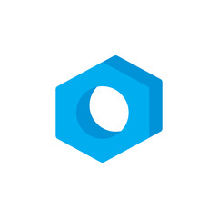 bolt logo , abstract mechanical logo